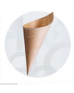 Cono finger in legno 185x65 mm pz.100