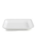 Vaschetta polistirolo 174 bianca pz.200 340x260x60 mm