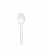 Cucchiaio bianco riutilizzabile pz.50 Four
