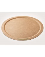 Piatti pizza in cartoncino avana Ø32cm. pz.100