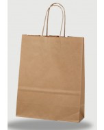 Shopper in carta avana 32+13x41cm